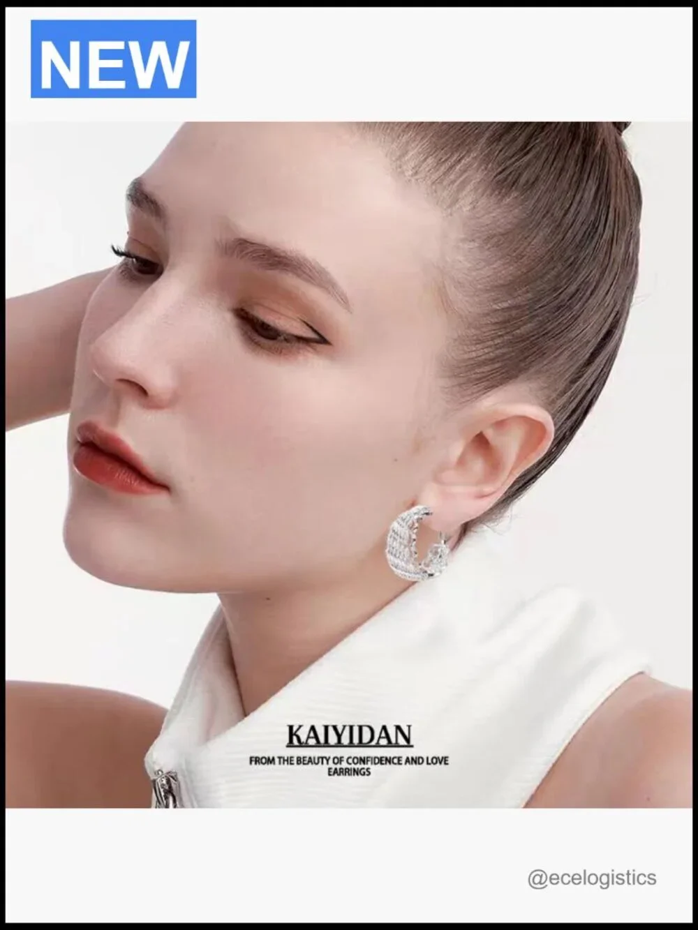 Chunky Gold Hoop Earrings Women Trendy Geometric Dangle Huggie Earring Gift